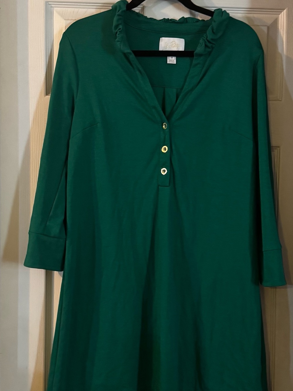 Lilly Pulitzer Knightley Dress in Fiddle Leaf Green Size M